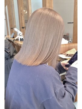 ラグーン(LAGOON) ホワイトミルクティーベージュ/バレイヤージュ/ケアブリーチ