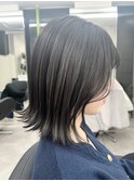 コントラスト極ハイライト☆アッシュブラック☆20代30代40代