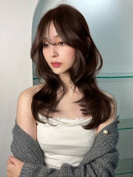 ボタン ハカタ(VOTAN hakata) 【ろみおStyle】レイヤーカット/ミディアム/モカブラウン/秋冬