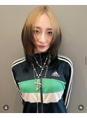 【Haco+】Rena_ツートンカラー_ブリーチ