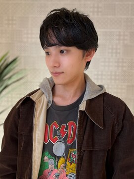 ピークアブー アヴェダ アトレ恵比寿(PEEK-A-BOO AVEDA) メンズショート/ニュアンスパーマ/前髪あり