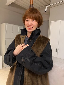 【小顔見せ◎】大人可愛いハンサムショート/茅ヶ崎