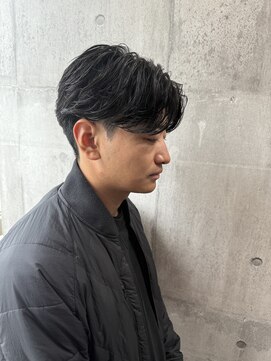 メンズアンダーバーホワイト 南海難波店(Men's _WHITE) フェザーパーマ