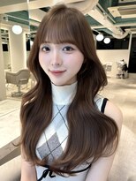 マインバイアフロートギンザ(MYNE by AFLOAT GINZA)&nbsp;レイヤーカット/顔周りカット/ミルクティーベージュ