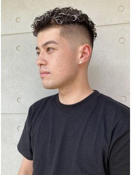 メゾンフォーメン(Maison for men) 極道パーマ×ホワイトメッシュ