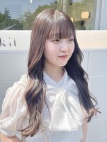 ユキ 八事(yukii)&nbsp;シフォンブラウン/透明感カラー/水素カラー/ワンカラー