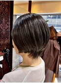 大人ショート/黒髪ショート