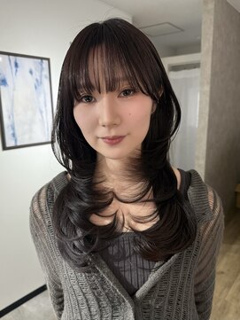 エトワ 中央店(etoi) 大分ハッシュカット胸上鎖骨下ミディアムレイヤースタイルかるめ