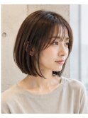 ナチュラルストレートボブ