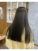 【honoka】暗髪でも透明感のあるカラー