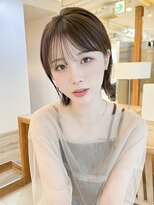 ビーチ(BEACH) ★ナチュラルショートレイヤーボブミントブラウンダークパープル