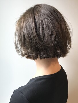 シカタ シーカ 鎌倉(CICATA/ShIKA.) 切りっぱなしラフグレージュボブ【CICATA鎌倉 関口】