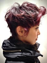 マリーナヘアー(marina hair)&nbsp;レッド系　パーマ　ショートスタイル