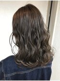 外国人風 × 3Dハイライトカラー × ヌーディーグレー