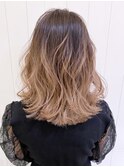 アッシュバレイヤージュミディアム_チョコレート_ba325221