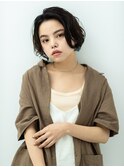 外ハネボブ/美髪のススメ/韓国マッシュ/ブルーブラック/髪質改善