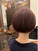 カシスカラー!ショートボブ