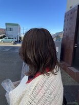 ロッソバイアルター 鎌取(ROSSO by aL-ter)&nbsp;【グレージュカラー/ボブウルフ/ココアベージュ】千葉香奈