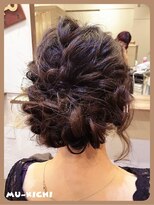 むーきち 吉祥寺(mu-kichi)&nbsp;結婚式にピッタリ！ ゆるんとまとめアップ 【mu-kichi 吉祥寺】