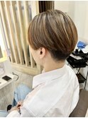 八戸メンズカラーハイライトアッシュグレー