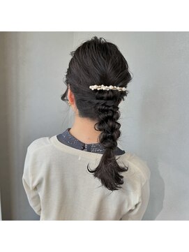 ハイル(KHAIR) 編みおろしアレンジ♪