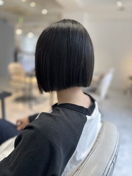 オルメント 天満 南森町(ORL'MENT) 20代30代40代 髪質改善 大人ボブ ヘルシーベージュ 美髪ケア