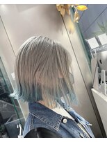 シェリ ヘアデザイン(CHERIE hair design)&nbsp;福岡 ブリーチ ベージュ グレージュ ダブルカラー ハイライト