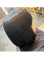 タイズ(ties) 肩ハネしにくいボブの縮毛矯正