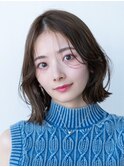 レイヤーボブくびれボブ韓国ボブ髪質改善艶髪ナチュラルカラー