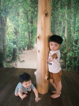 ノク ヘアー(noqu hair)の写真/【岡崎/宇頭】《喧噪から離れてリラックス*》親子で一緒にキレイになりましょう♪広々とした自然空間が◎