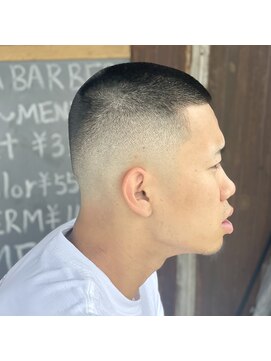 エルエー 大津店(L.A) スタイリスト【上岡】スキンフェードボウズ