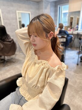 ベル(BEL) 【韓国風】20代、30代◎丸顔さん顔まわりカット