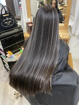 エトラ 渋谷店(etora) 小顔へア アッシュカラーグレージュハイライトカラー◎