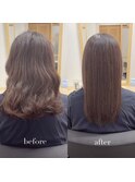 『髪質改善』ストレートエステ（縮毛矯正）（リタッチ可）