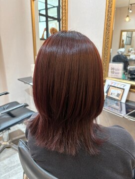 ナンバー ソポ 札幌/ジャム 札幌(N° sopo/JAM) ブラウン/ウルフカット/個室サロン/似合わせカット