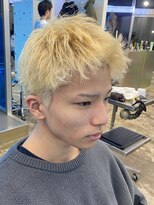 アンサー 千葉中央(UNSER prod by THE DAY)&nbsp;金髪スパイキーショート