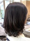 デジタルパーマ＊形状記憶スタイル＊ふんわりミディアムボブ