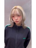 ペールベージュ×ローライトレイヤー【下北沢】