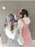 おそろいイベントヘア