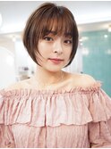 【くびれショートボブ】マロンベージュ☆髪質改善20代～50代