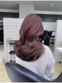 ブリーチなしショコラピンク