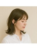 SOUPREX夏カラー　大人女性のオリーブブラウン
