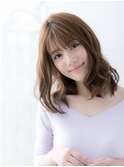 くびれヘア/アプリコットオレンジ/夏のヘアアレンジ/盛岡70