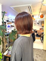 リンダ(LINDA) ボブ/オレンジブラウン