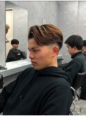 七三フェード ビジネスマン メンズカット フェードカット