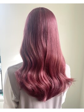 エクファ ヘア シェリル 草津 南草津店(ex-fa hair cherir) くびれヘア/アプリコットオレンジ/夏のヘアアレンジ/南草津