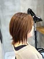 エリマ 調布(elima)&nbsp;調布レディースカットレイヤーボブ毛流れレイヤーブラウンカラー