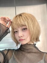 ジョエミバイアンアミ(joemi by Un ami)&nbsp;ハッシュカット/ウルフカット/レイヤーカット/ブロンドボブ