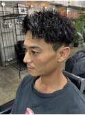 メンズショートパーマスタイル