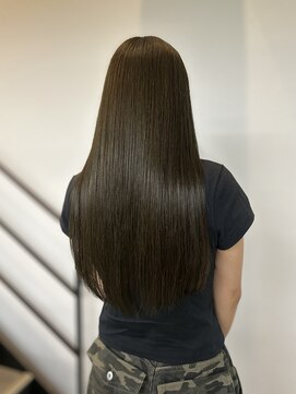 ヌープヘアーアイス(NUUP.hair ici) 【秋色】オリーブカラー×髪質改善で艶髪ロング◎